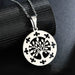 Wholesale silver Stainless Steel Tree of Life Necklace JDC-NE-RXSFL003 Necklaces 尚芙乐 Wholesale Jewelry JoyasDeChina Joyas De China