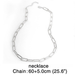 Bulk Jewelry Wholesale silver titanium Cuban Necklaces JDC-NE-AS258 Wholesale factory from China YIWU China