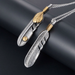 Bulk Jewelry Wholesale silver titanium steel Golden Eagle Pendant Necklace JDC-CS-SJ018 Wholesale factory from China YIWU China
