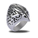 Bulk Jewelry Wholesale silver titanium steel owl ring JDC-MRS-BS017 Wholesale factory from China YIWU China
