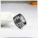 Bulk Jewelry Wholesale silver titanium steel rattan leaf pattern men's ring JDC-MRS-BS010 Wholesale factory from China YIWU China