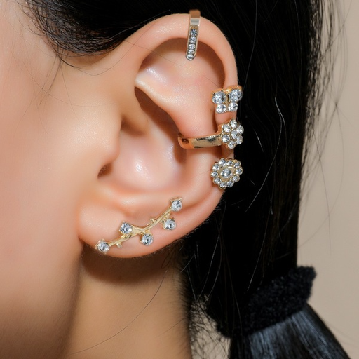 Wholesale silver zircon earring set JDC-ES-D727 Earrings JoyasDeChina Wholesale Jewelry JoyasDeChina Joyas De China
