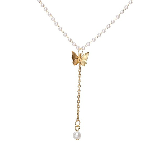 Wholesale simple artificial pearl necklace JDC-NE-F571 NECKLACE JoyasDeChina Wholesale Jewelry JoyasDeChina Joyas De China