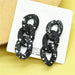 Wholesale Simple Chain Resin Plastic Earrings JDC-ES-XC317 Earrings 夏晨 Wholesale Jewelry JoyasDeChina Joyas De China