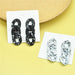 Wholesale Simple Chain Resin Plastic Earrings JDC-ES-XC317 Earrings 夏晨 Wholesale Jewelry JoyasDeChina Joyas De China