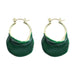 Wholesale simple EARRINGS Metal Earrings JDC-ES-V117 Earrings JoyasDeChina green Wholesale Jewelry JoyasDeChina Joyas De China