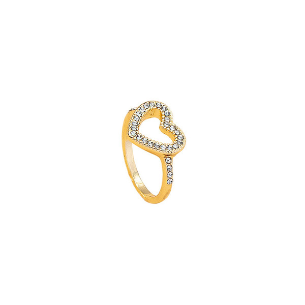 Wholesale simple fashion diamond love ring JDC-RS-AYN042 Rings JoyasDeChina Wholesale Jewelry JoyasDeChina Joyas De China