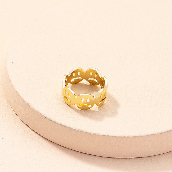 Wholesale simple fashion fun expression ring JDC-RS-AYN043 Rings JoyasDeChina Wholesale Jewelry JoyasDeChina Joyas De China