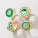 Wholesale simple fashion green small fresh color contrast ring 4-piece set JDC-RS-C295 Rings JoyasDeChina 20229 Wholesale Jewelry JoyasDeChina Joyas De China