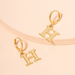 Bulk Jewelry Wholesale simple fashion letter earrings JDC-ES-AYN007 Wholesale factory from China YIWU China