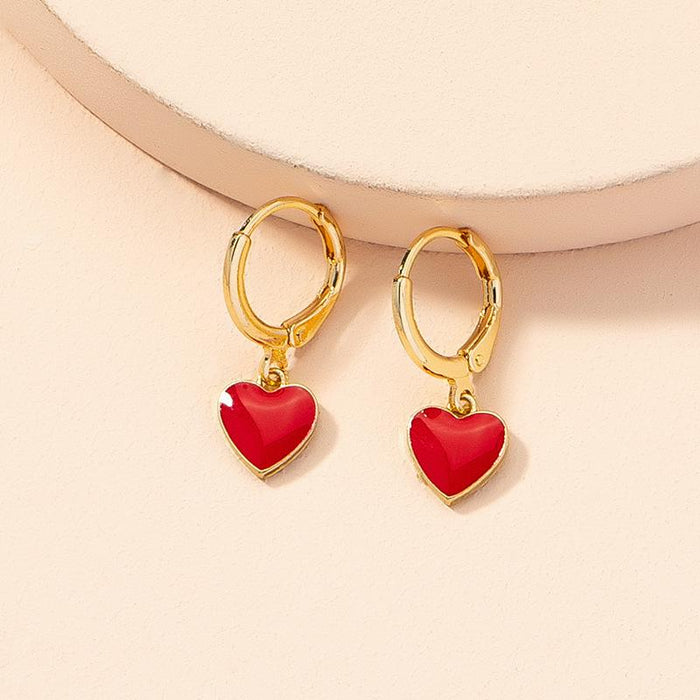 Bulk Jewelry Wholesale simple fashion Love Earrings JDC-ES-AYN005 Wholesale factory from China YIWU China