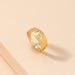 Wholesale simple fashion ring JDC-RS-AYN036 Rings JoyasDeChina R474-Gold Number 7 Wholesale Jewelry JoyasDeChina Joyas De China