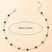Wholesale simple Green Rhinestone short single layer Necklaces JDC-NE-C242 Necklaces 陌茗 Wholesale Jewelry JoyasDeChina Joyas De China