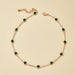 Wholesale simple Green Rhinestone short single layer Necklaces JDC-NE-C242 Necklaces 陌茗 Wholesale Jewelry JoyasDeChina Joyas De China