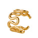 Wholesale simple irregular Pierced Earrings ?JDC-ES-D647 Earrings JoyasDeChina 01kc gold Wholesale Jewelry JoyasDeChina Joyas De China