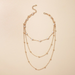 Wholesale simple light luxury design Long Necklace JDC-NE-C146 NECKLACE JoyasDeChina Wholesale Jewelry JoyasDeChina Joyas De China