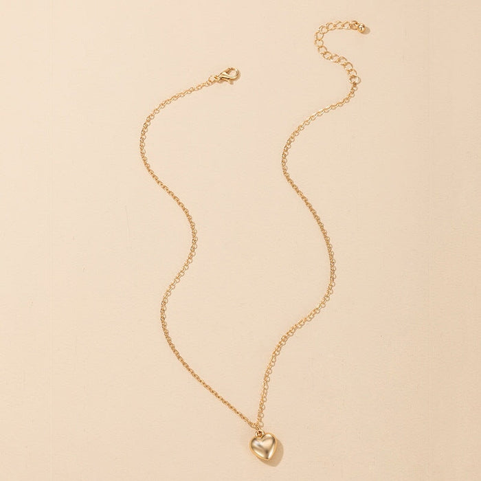 Wholesale simple love single layer fashion necklace JDC-NE-C239 necklaces 陌茗 Wholesale Jewelry JoyasDeChina Joyas De China