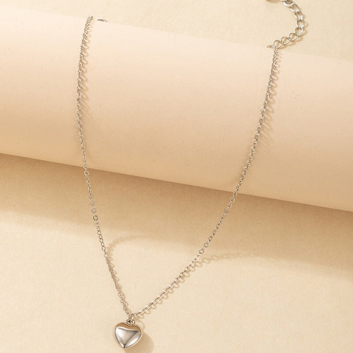 Wholesale simple love single layer fashion necklace JDC-NE-C239 necklaces 陌茗 Wholesale Jewelry JoyasDeChina Joyas De China