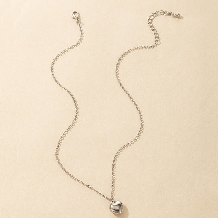 Wholesale simple love single layer fashion necklace JDC-NE-C239 necklaces 陌茗 Wholesale Jewelry JoyasDeChina Joyas De China