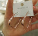Wholesale Simple Metal Earrings JDC-ES-WN014 Earrings 薇妮 Wholesale Jewelry JoyasDeChina Joyas De China