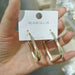 Wholesale Simple Metal Earrings JDC-ES-WN014 Earrings 薇妮 AER519gold Wholesale Jewelry JoyasDeChina Joyas De China