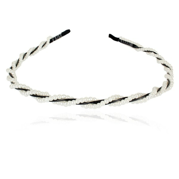 Wholesale simple pearl hair hoop JDC-HD-GSTC012 Headband JoyasDeChina Wholesale Jewelry JoyasDeChina Joyas De China