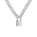 Wholesale simple personalized punk thick chain necklace JDC-NE-XC206 NECKLACE JoyasDeChina silver Wholesale Jewelry JoyasDeChina Joyas De China