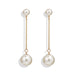Bulk Jewelry wholesale Simple single pearl pendant earrings  JDC-ES-f109 Wholesale factory from China YIWU China