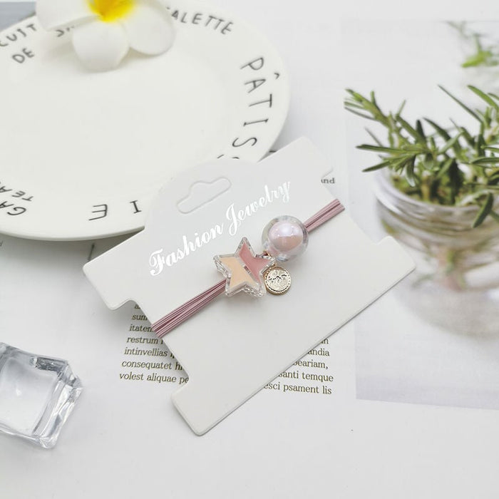 Wholesale simple small fresh Hair Scrunchies JDC-HS-ZhuoM001 Hair Scrunchies 卓美 pink Wholesale Jewelry JoyasDeChina Joyas De China