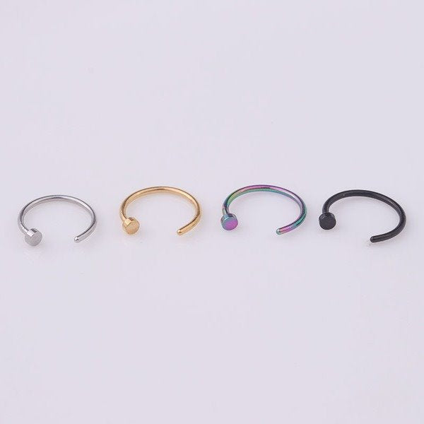 Wholesale Simple Stainless Steel Nose studs MOQ≥2 JDC-NS-HengS011 Piercings 亨森 Wholesale Jewelry JoyasDeChina Joyas De China