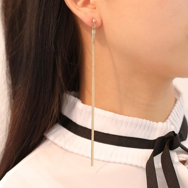 Wholesale Simple Tassel Copper Earrings JDC-ES-A082 Earrings 妙雅 Wholesale Jewelry JoyasDeChina Joyas De China