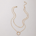 Wholesale simple temperament hollow round Necklace JDC-NE-C128 NECKLACE JoyasDeChina Wholesale Jewelry JoyasDeChina Joyas De China