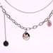 Wholesale Simple Titanium Steel Smiley Necklace JDC-NE-ChenY010 Necklaces 晨远 Wholesale Jewelry JoyasDeChina Joyas De China