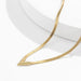 Wholesale Simple V-shaped Copper Chain Necklace JDC-NE-DN057 Necklaces 道妮 Wholesale Jewelry JoyasDeChina Joyas De China