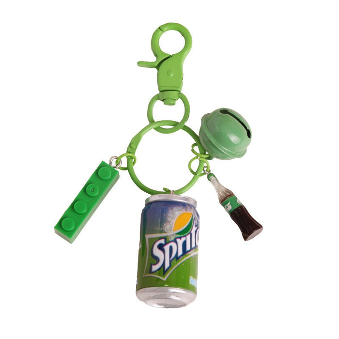 Wholesale Simulation Plastic Beverage Bottle Keychain JDC-KC-QiaM004 Keychains 恰美 Wholesale Jewelry JoyasDeChina Joyas De China