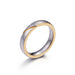 Wholesale single Rhinestone frosted smooth stainless steel rings JDC-RS-KL015 Rings JoyasDeChina Women's 6 size KR45779-K Wholesale Jewelry JoyasDeChina Joyas De China