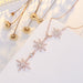 Wholesale Six-pointed Star Copper Zircon Plated Necklace JDC-NE-QLX010 Necklaces 巧兰轩 TL179 Wholesale Jewelry JoyasDeChina Joyas De China