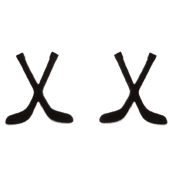 Wholesale skates sports soccer basketball stainless steel earrings MOQ≥2 JDC-ES-MOSHU001 Earrings 舒莫 41 dumb black Wholesale Jewelry JoyasDeChina Joyas De China