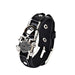 Wholesale skull leather bracelet JDC-BT-GSGL004 Bracelet 谷力 Wholesale Jewelry JoyasDeChina Joyas De China