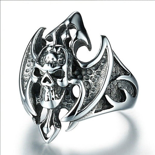 Wholesale skull plating alloy men's rings JDC-MRS-WenT004 Rings 润涛 Wholesale Jewelry JoyasDeChina Joyas De China
