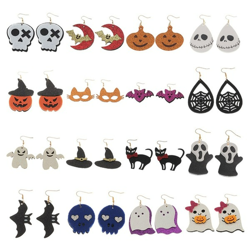 Wholesale skull pumpkin felt cloth Earrings JDC-ES-E249 Earrings JoyasDeChina Wholesale Jewelry JoyasDeChina Joyas De China