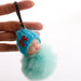 Wholesale Sleeping Doll Hair Ball Keychain JDC-KC-QiShi005 Keychains 奇释 mint green 7.5cm Wholesale Jewelry JoyasDeChina Joyas De China