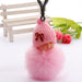 Wholesale Sleeping Doll Hair Ball Keychain JDC-KC-QiShi005 Keychains 奇释 pink 7.5cm Wholesale Jewelry JoyasDeChina Joyas De China