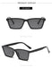 Wholesale small box square sunglasses JDC-SG-BaiL007 Sun Glasses 佰銮 C01 bright black Wholesale Jewelry JoyasDeChina Joyas De China