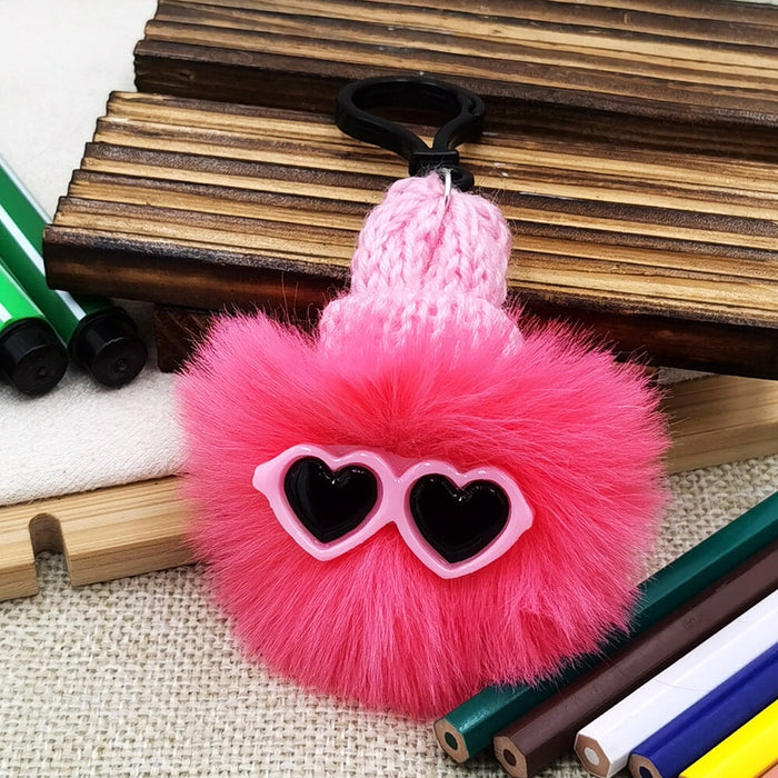 Wholesale small briquette plush keychain JDC-KC-QiShi008 Keychains 奇释 Wholesale Jewelry JoyasDeChina Joyas De China