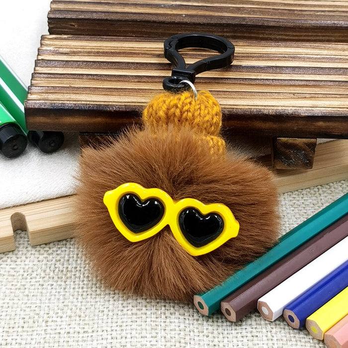 Wholesale small briquette plush keychain JDC-KC-QiShi008 Keychains 奇释 Wholesale Jewelry JoyasDeChina Joyas De China