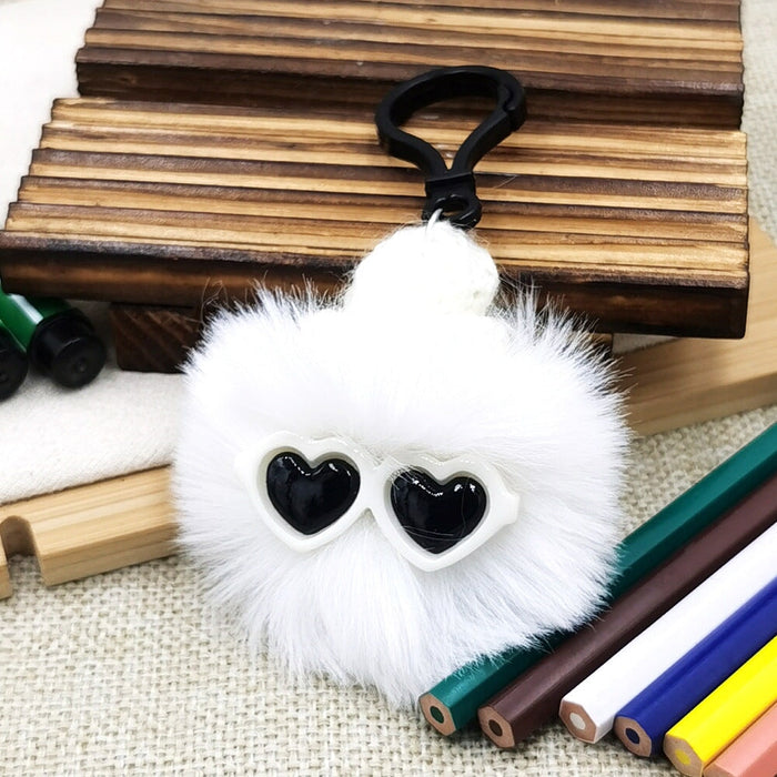 Wholesale small briquette plush keychain JDC-KC-QiShi008 Keychains 奇释 Wholesale Jewelry JoyasDeChina Joyas De China