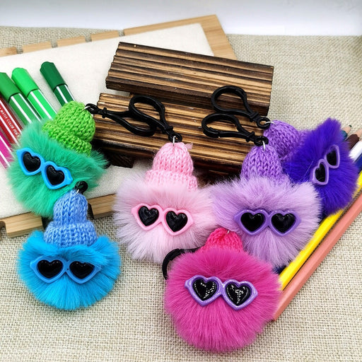 Wholesale small briquette plush keychain JDC-KC-QiShi008 Keychains 奇释 Wholesale Jewelry JoyasDeChina Joyas De China