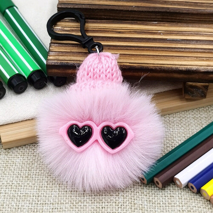Wholesale small briquette plush keychain JDC-KC-QiShi008 Keychains 奇释 Wholesale Jewelry JoyasDeChina Joyas De China