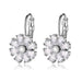 Wholesale small flower colorful zircon earrings MOQ≥2 JDC-ES-Kas001 Earrings 卡诗 Wholesale Jewelry JoyasDeChina Joyas De China